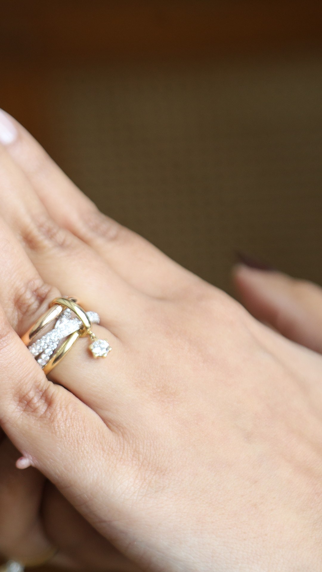 A Millemoi ring worn on a guest's hand through the morning at Soho House Mumbai